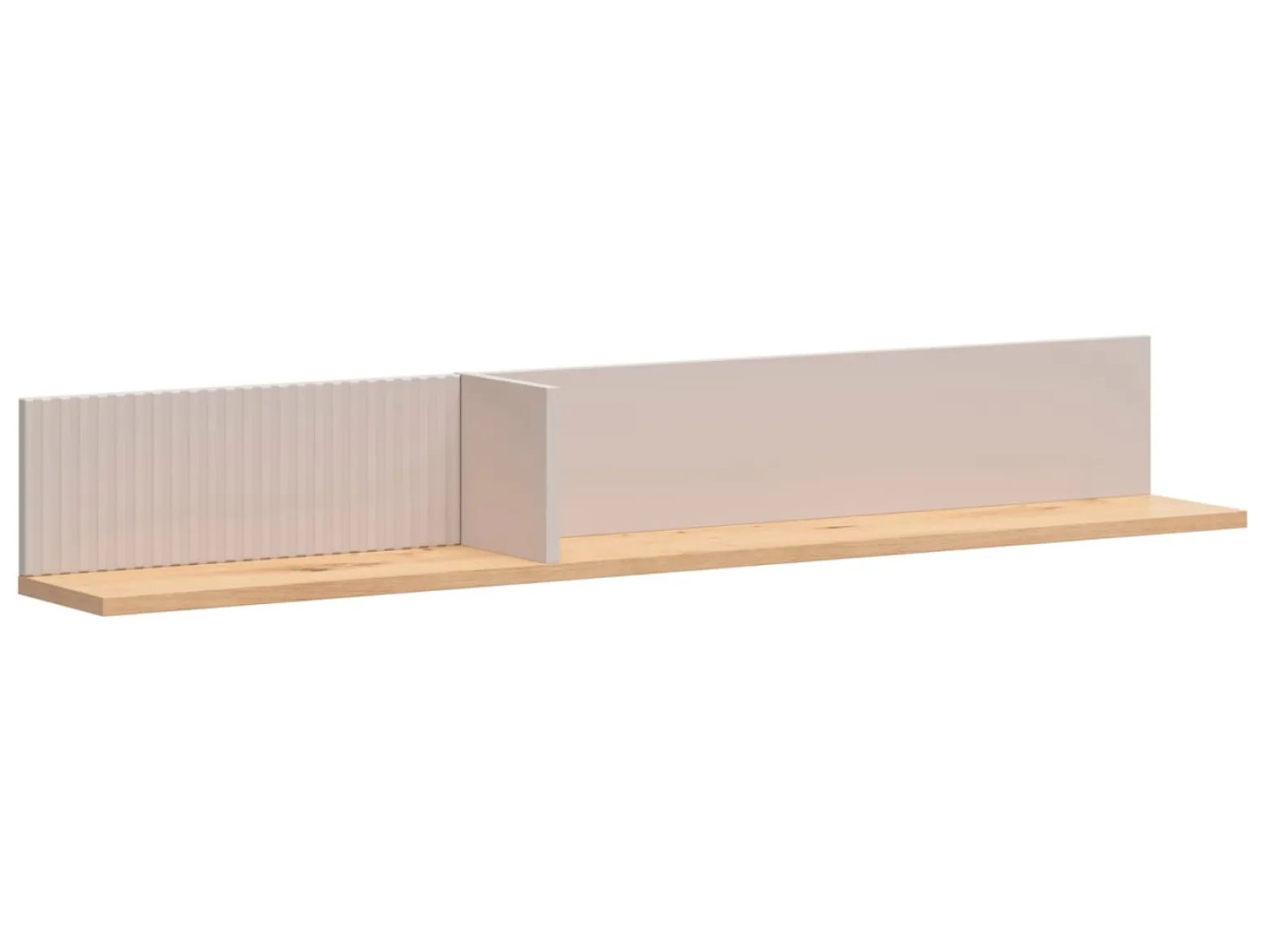 Póka ścienna Velton 135 cm kaszmir/dąb artisan