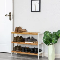 Półka miodowy na buty do przedpokoju BEGRYF 70x26x55