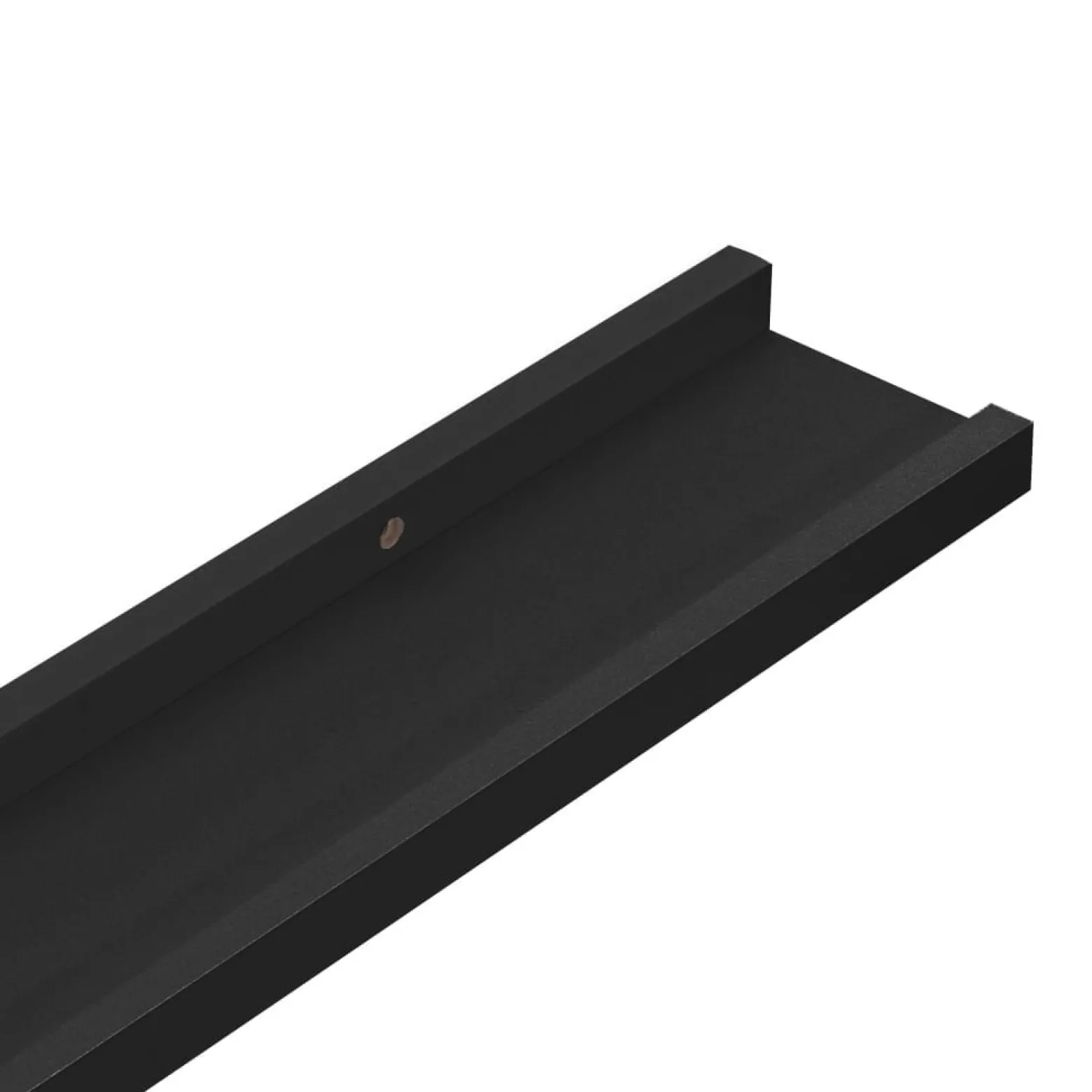 Półka na zdjęcia Czarny 80 x 9 x 3 cm MDF vidaXL