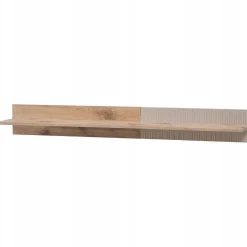 Półka wisząca CATALINA | Dąb Viking + Kaszmir RYFLOWANY | 160 cm