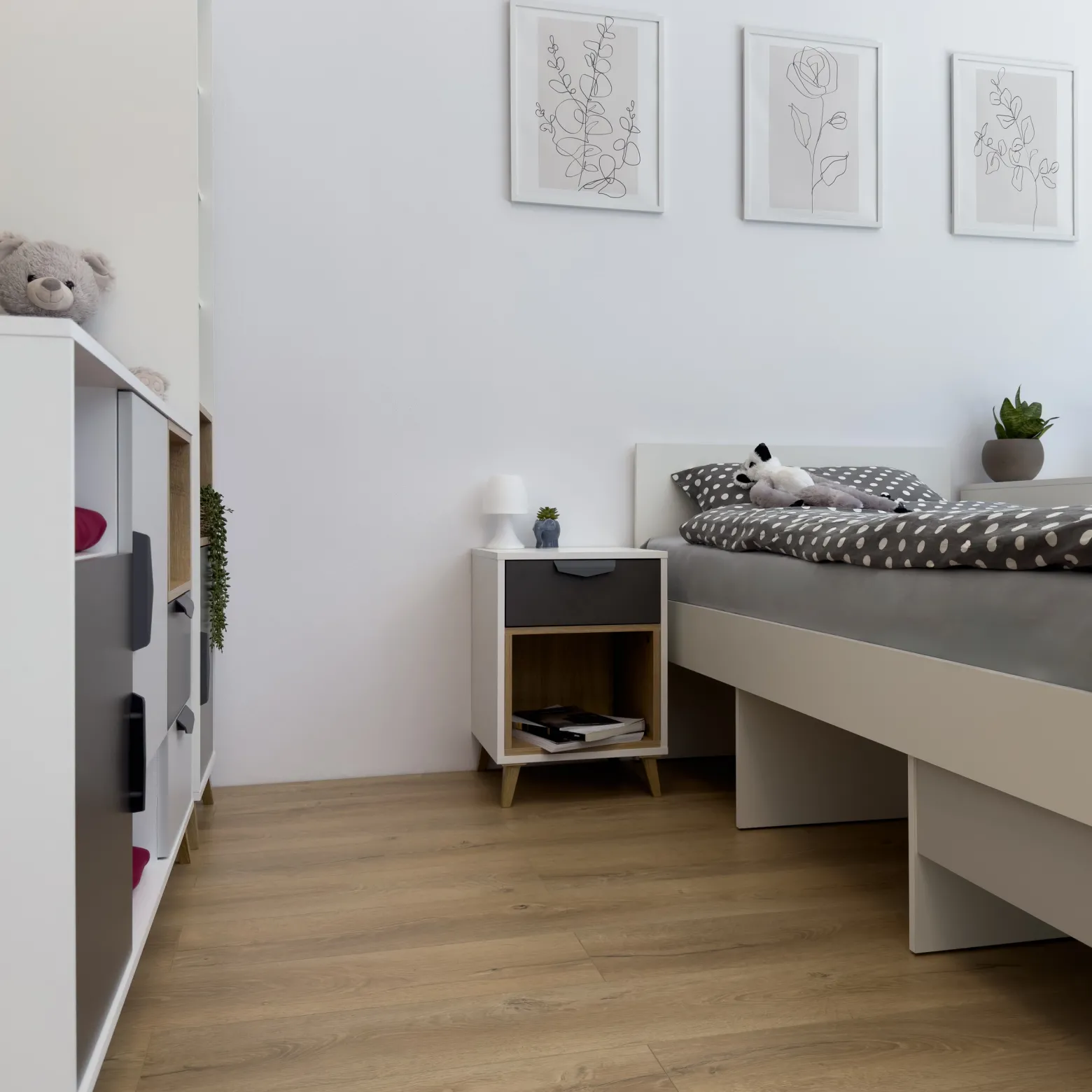 Półka wisząca na książki 120 cm JORK