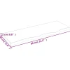 Półka 80x30x2 cm surowe vidaXL