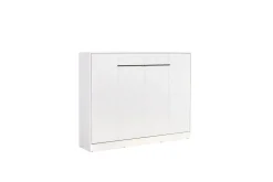 Półkotapczan Perfekt 140x200 poziomy z materacem Biały+Czarny