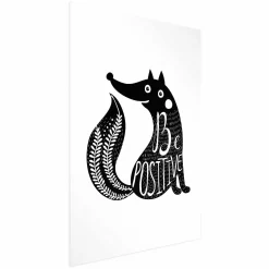 Plakat Be positive 21x30 cm