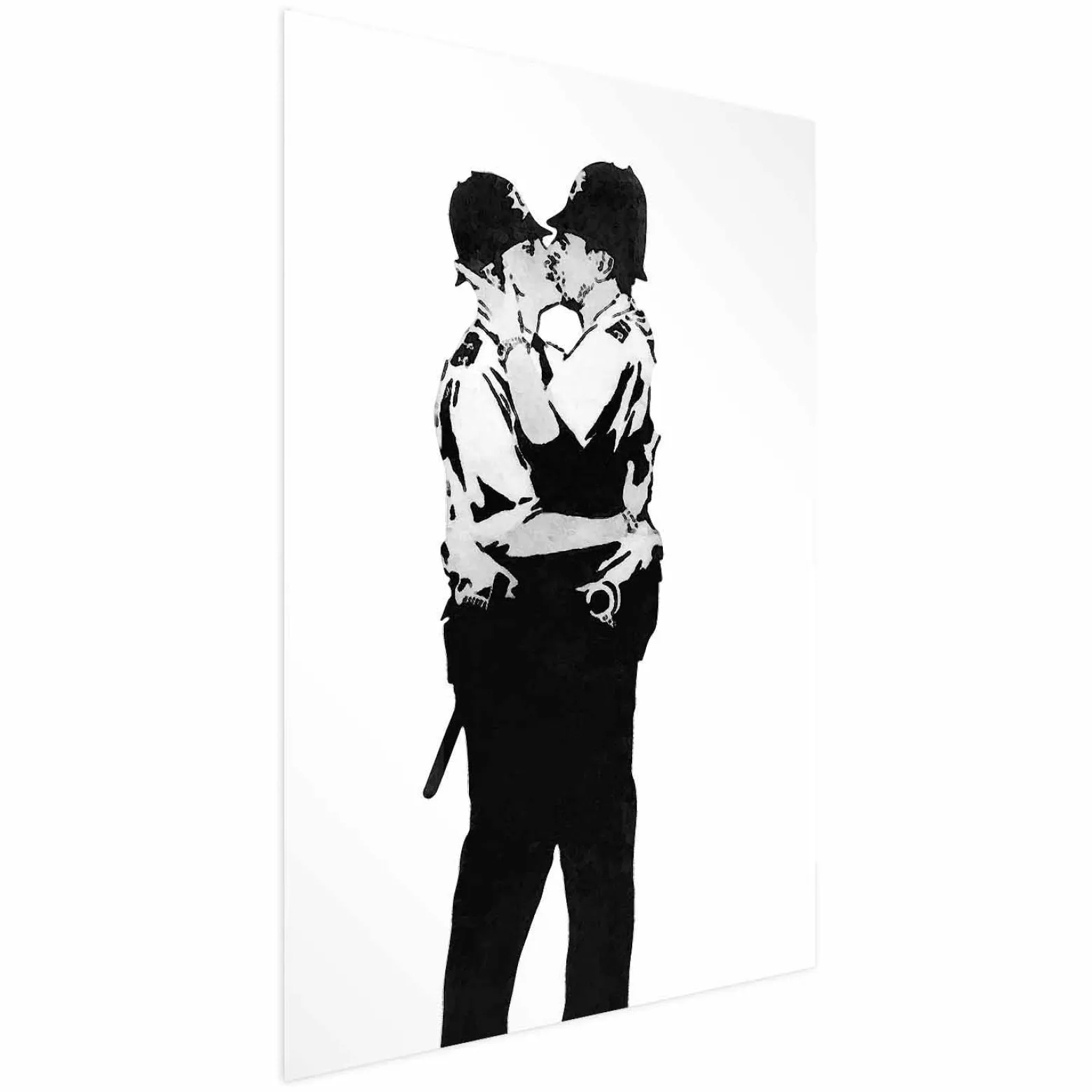 Plakat Kissing Coppers 21x30 cm