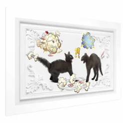 Plakat Kocia kłótnia 30x21 cm