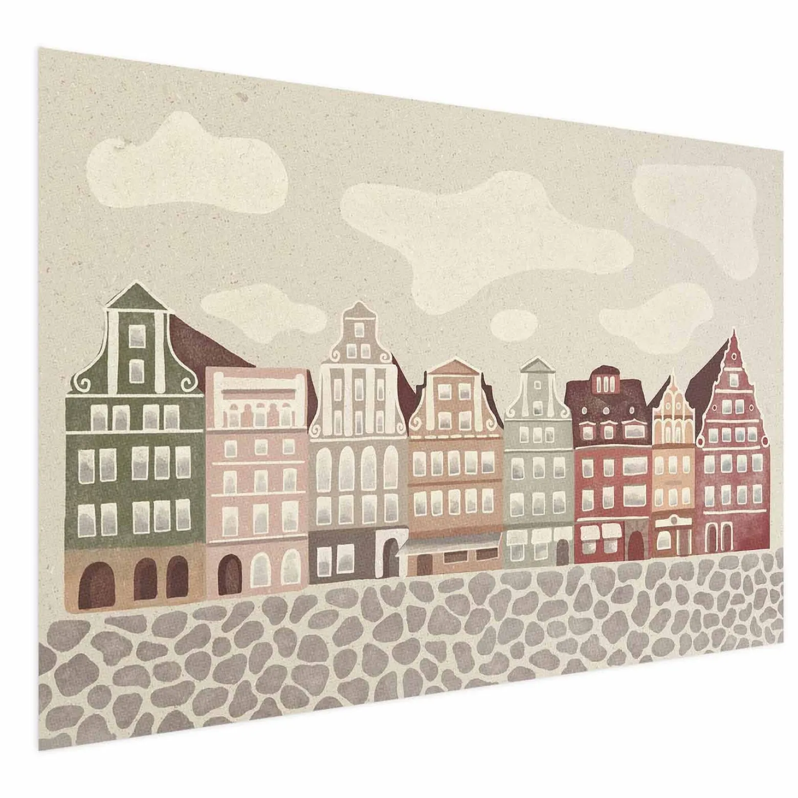 Plakat Kolorowe Fasady 60x40 cm