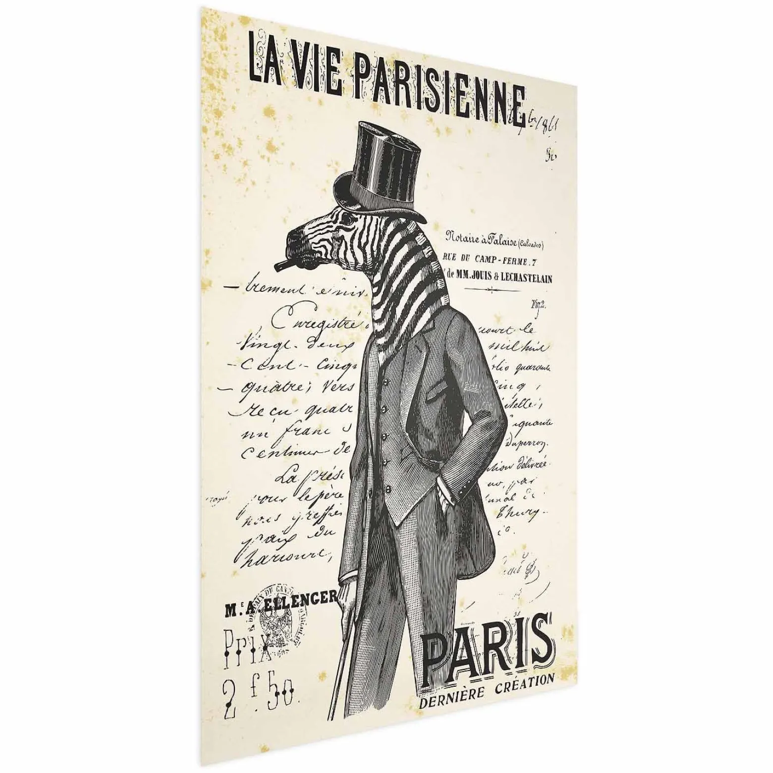 Plakat La Vie Parisienne 21x30 cm