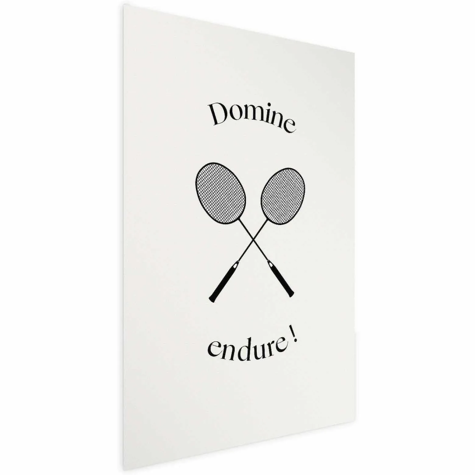 Plakat Rakiety do badmintona 21x30 cm