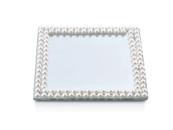 Podstawka dekoracyjna ze szkła 15x15xh1cm MARGOT
