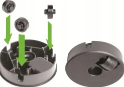 Podstawka pod doniczkę na kółkach antracyt 36,6 cm IPRR370-S433
