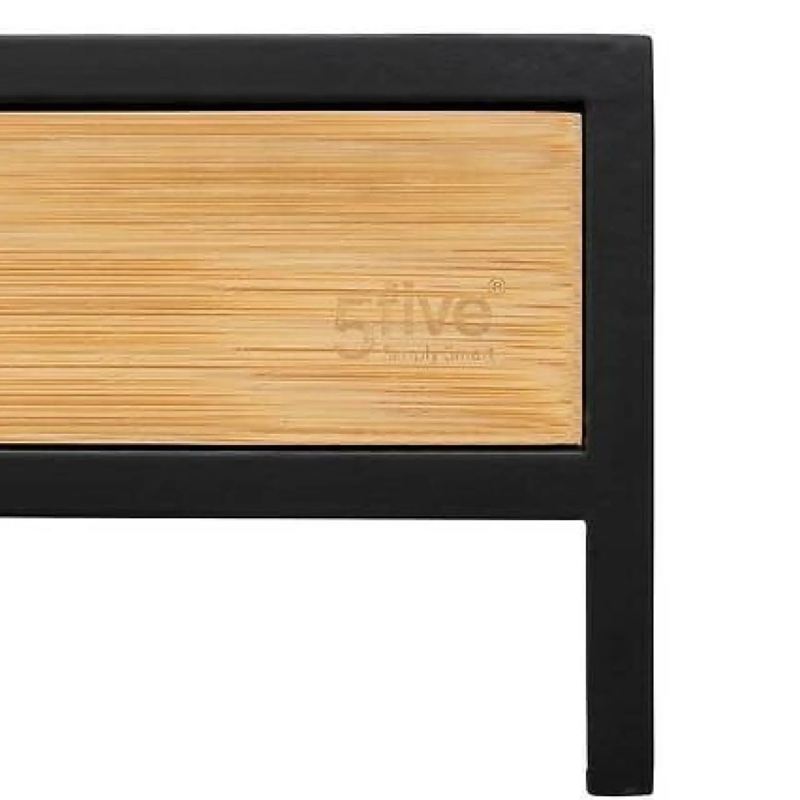 PODSTAWKA POD MONITOR Blackbamboo z szufladą BAMBUS i MDF