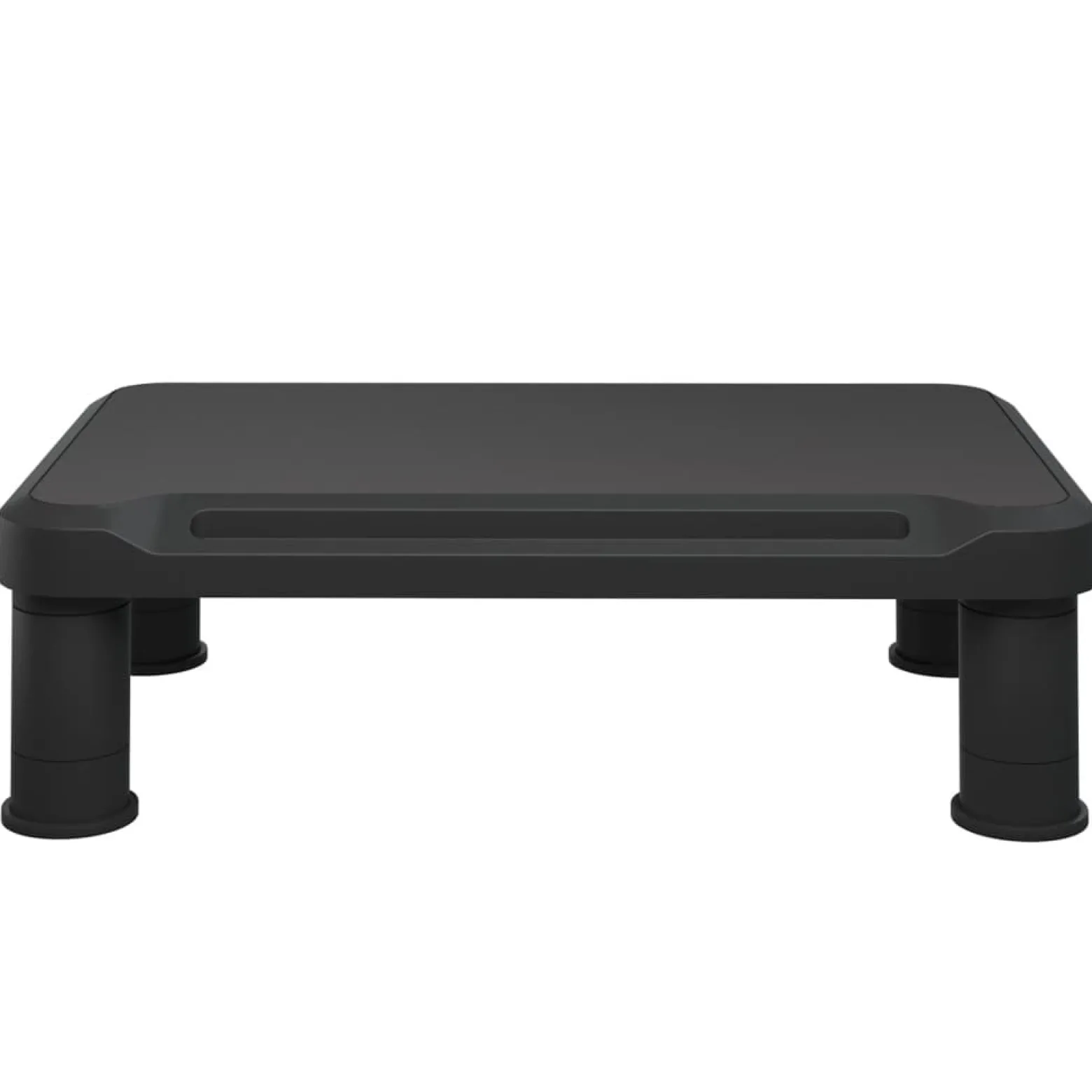 Podstawka pod monitor czarna 38x24x10.5 cm