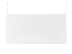 Poducha ogrodowa na ławkę 112 cm biała
