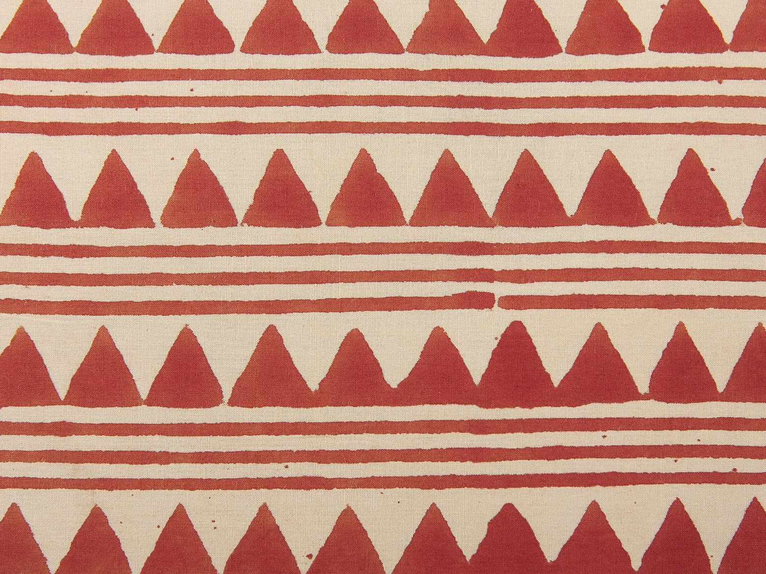 Poduszka bawełniana 45 x 45 cm czerwono-beżowa