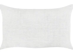 Poduszki ozdobne z guzikami 30 x 50 cm białe