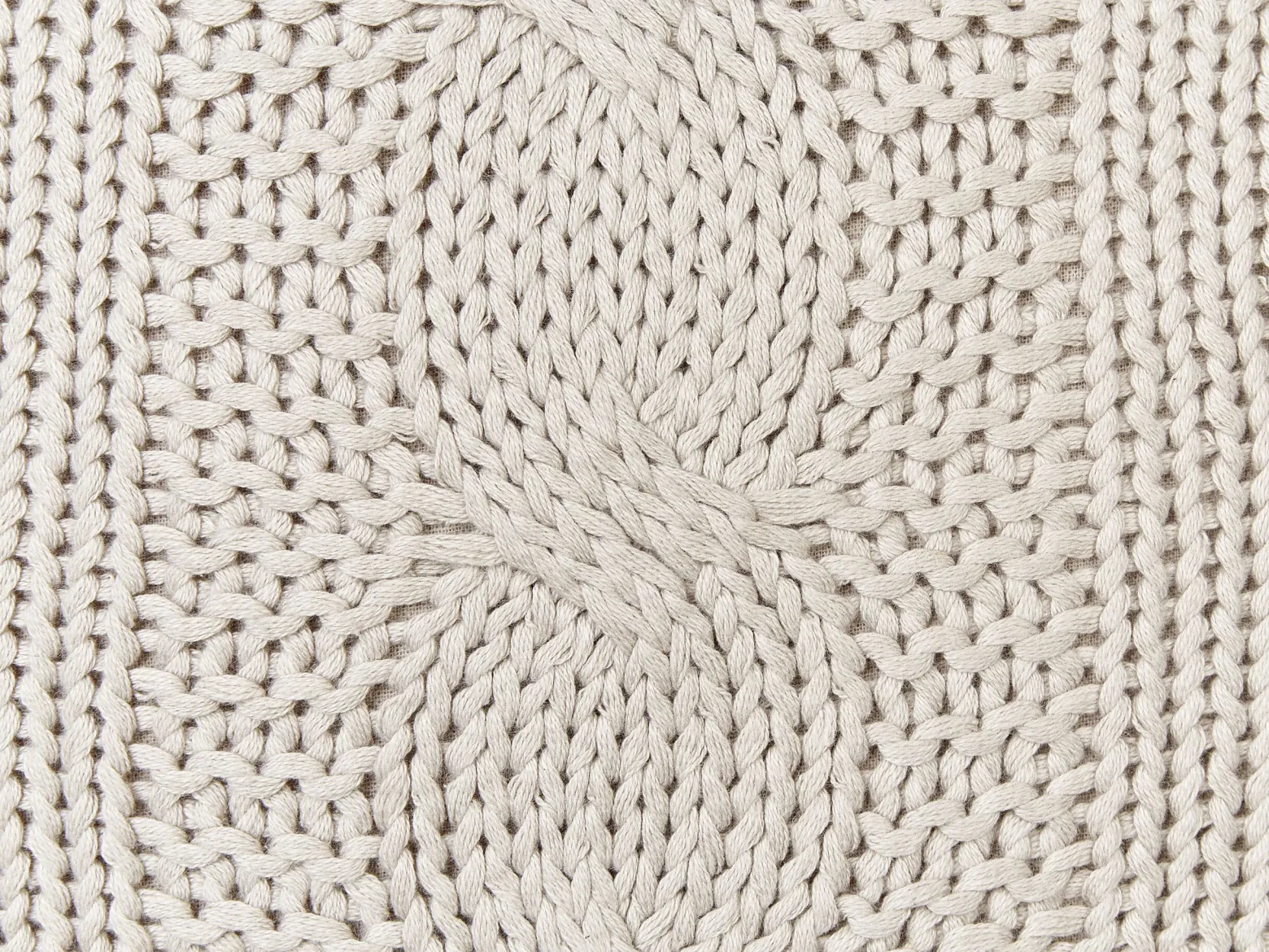2 poduszki bawełniane 45 x 45 cm beżowoszare