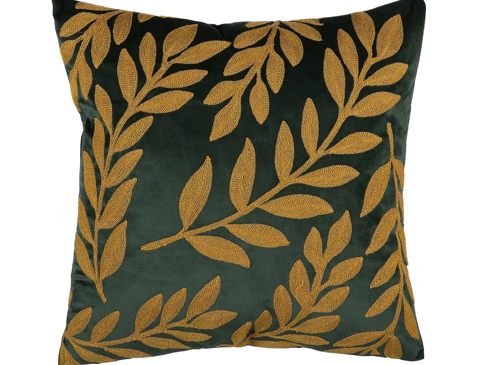 2 poduszki dekoracyjne welur 45x45 zielone