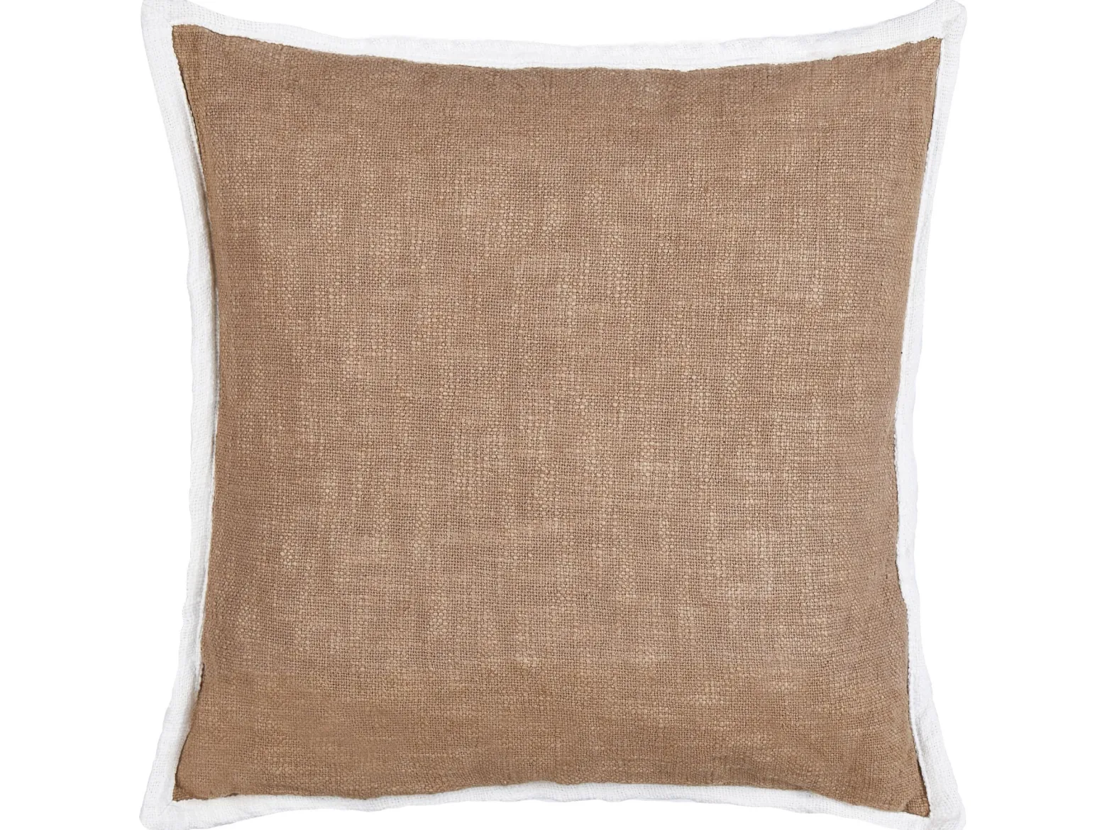 2 poduszki dekoracyjne 45 x 45 cm brązowe