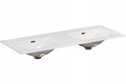 Podwójna Szafka 60 cm ADEL BLACK z umywalką SKY 120D