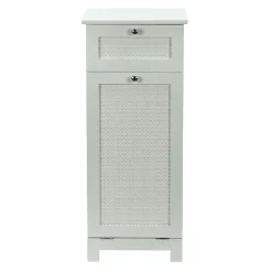 Pojemnik na pranie 38x90x40cm Biały Szafka wnękowa Kosz na pranie Szafka