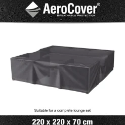 Pokrowiec na meble ogrodowe 7995 220x220x70 AeroCover szary