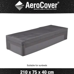 Pokrowiec na leżak ogrodowy 7964 75x210x40 AeroCover szary