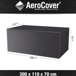 Pokrowiec na stół ogrodowy 7928 110x300x70 AeroCover szary