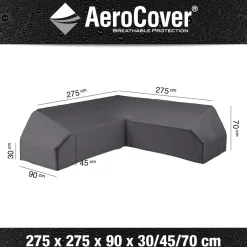 Pokrowiec na zestaw ogrodowy narożny 7881 275x275x90x30-45-70 AeroCover