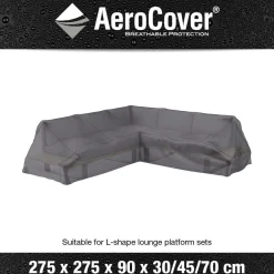 Pokrowiec na zestaw ogrodowy narożny 7881 275x275x90x30-45-70 AeroCover