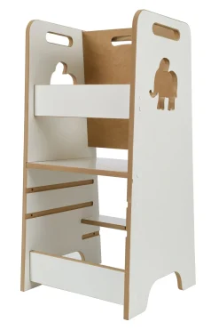 Pomocnik kuchenny dla dzieci kitchen helper z tablicą drewno 84cm