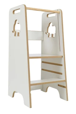 Pomocnik kuchenny dla dzieci kitchen helper z tablicą drewno 84cm