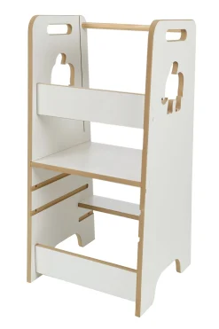 Pomocnik kuchenny dla dzieci kitchen helper z tablicą drewno 84cm