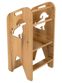 Pomocnik kuchenny dla dzieci regulowany Kitchen Helper MDF drewno