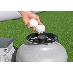 Pompa piaskowa do basenu filtr Bestway 8327 l/h + kulki filtracyjne