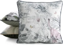Poszewka dekoracyjna welwetowa Plants 45x45 cm