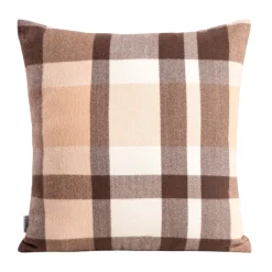 Poszewka MELROSE puszysta w kratę 45x45 cm HOMLA