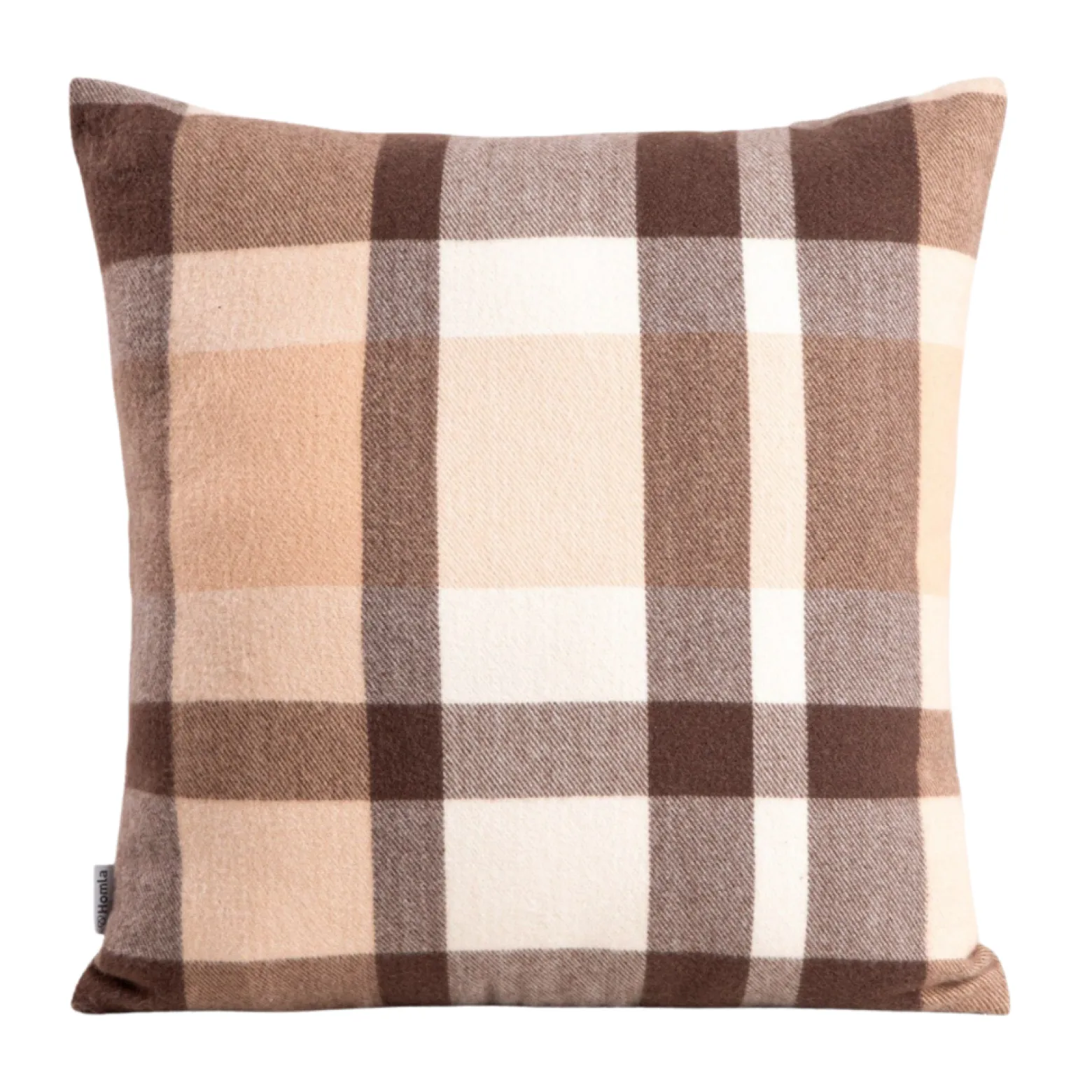 Poszewka MELROSE puszysta w kratę 45x45 cm HOMLA