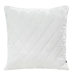 Poszewka 45x45 Velvet 27 G biała welurowa geometryczna