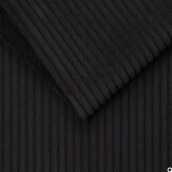 Poszewki premium na poduszki 45x25 cm welur sztruks CZARNY