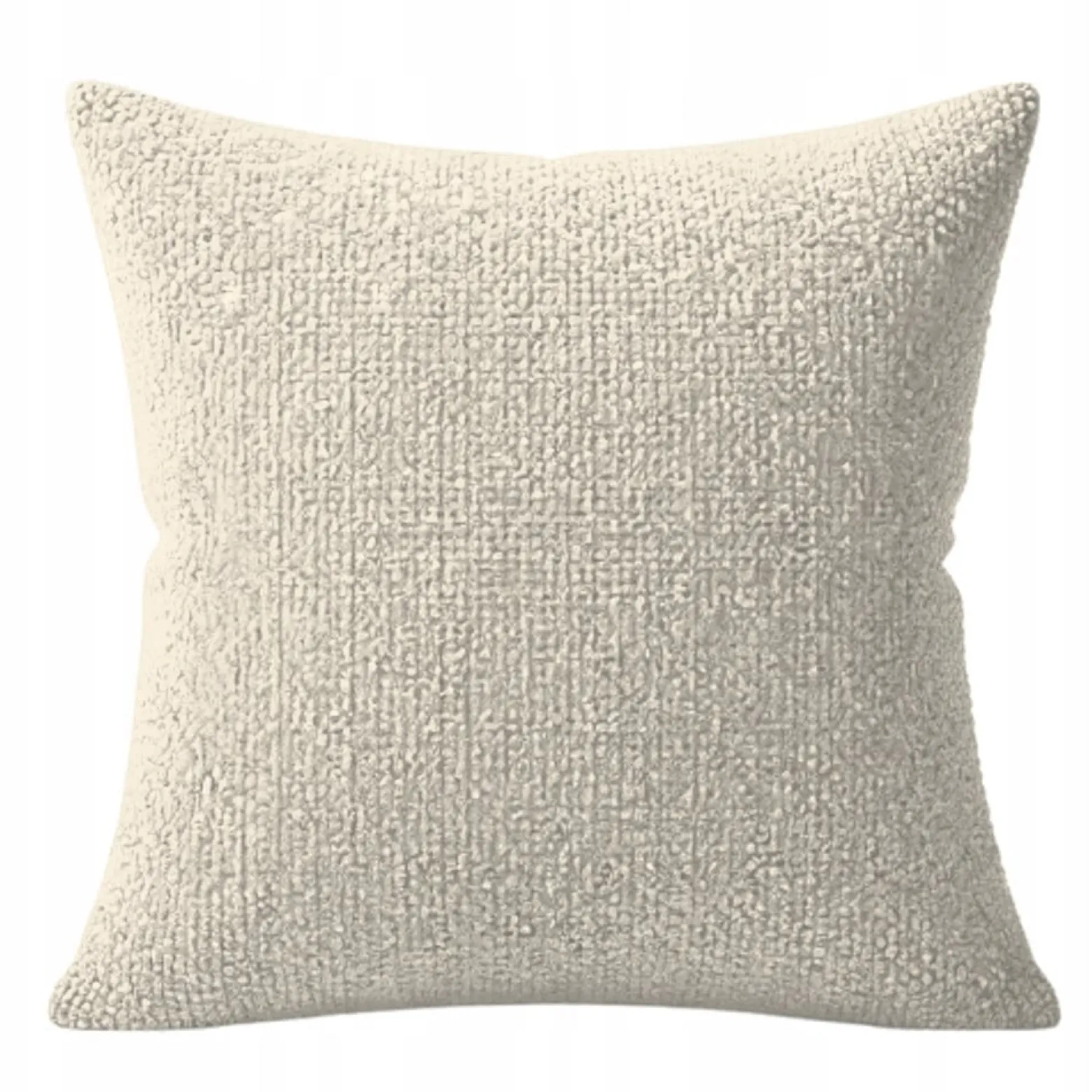Poszewki premium na poduszki 45x25 cm BOUCLE BUKLA ECRU Krem
