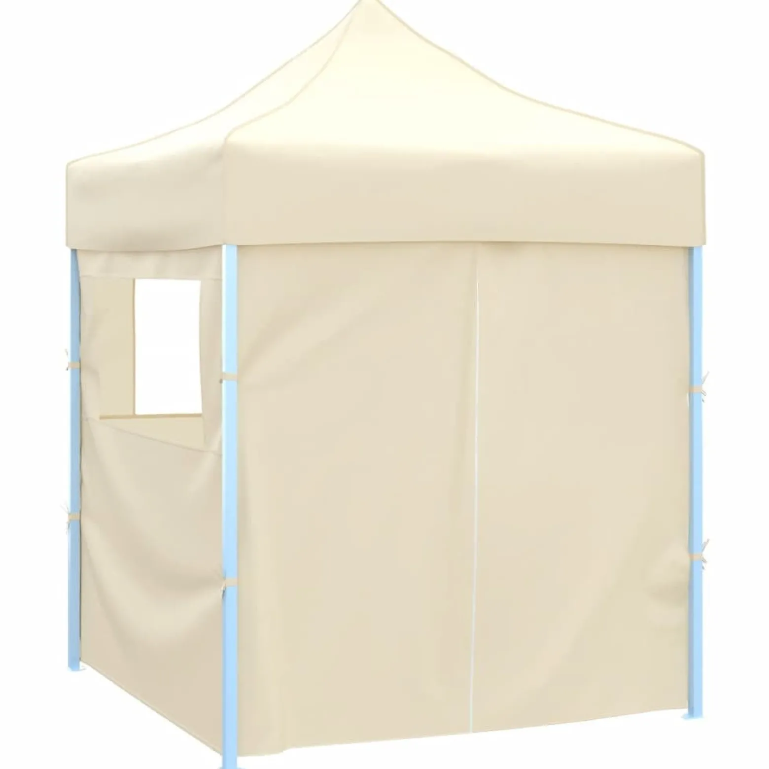 Profesjonalny, składany namiot imprezowy, 4 ściany, 2x2 m, stal