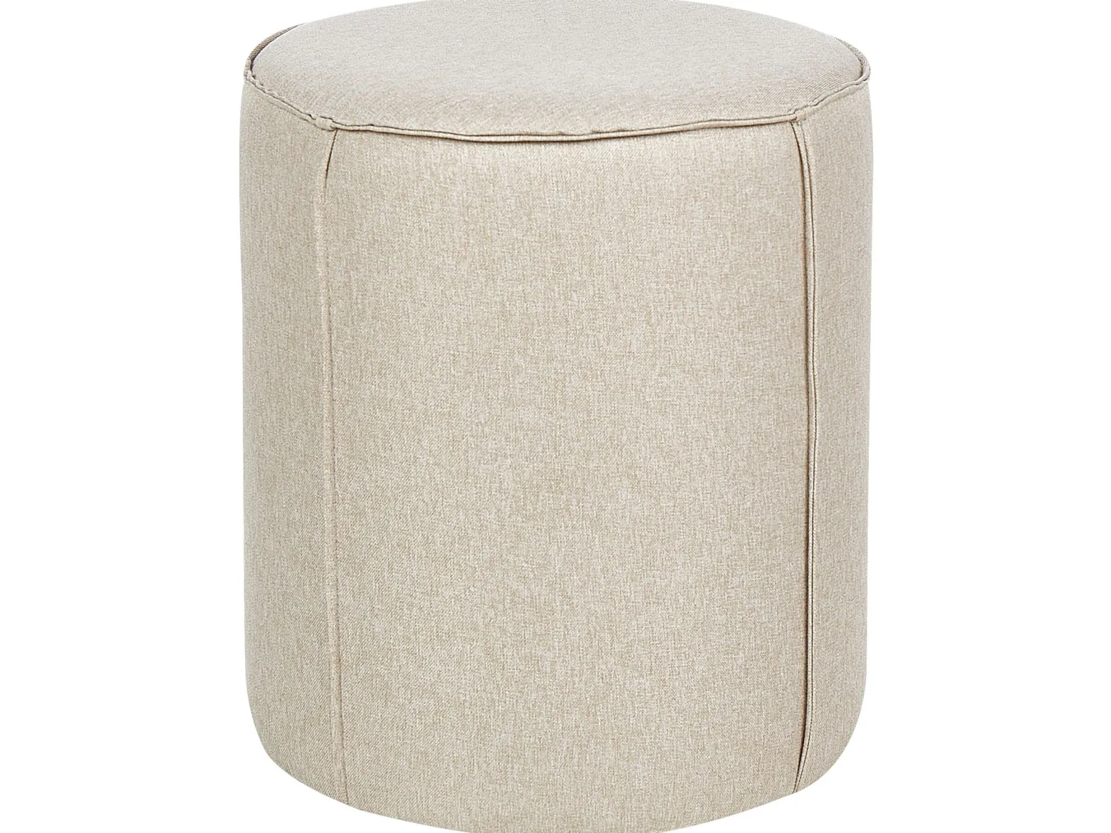 Puf SEDONA Len syntetyczny Beżowy 40 cm