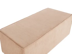 Puf tapicerowany sztruks beżowa