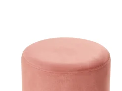 Puf welurowy glamour różowy