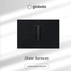 Płyta indukcyjna z okapem Globalo Auphoria 80.1 Out Black Mat (bez silnika)
