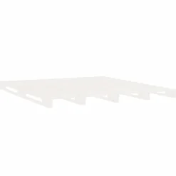 Rama łóżka bez materaca biała 160x200 cm lite drewno sosnowe