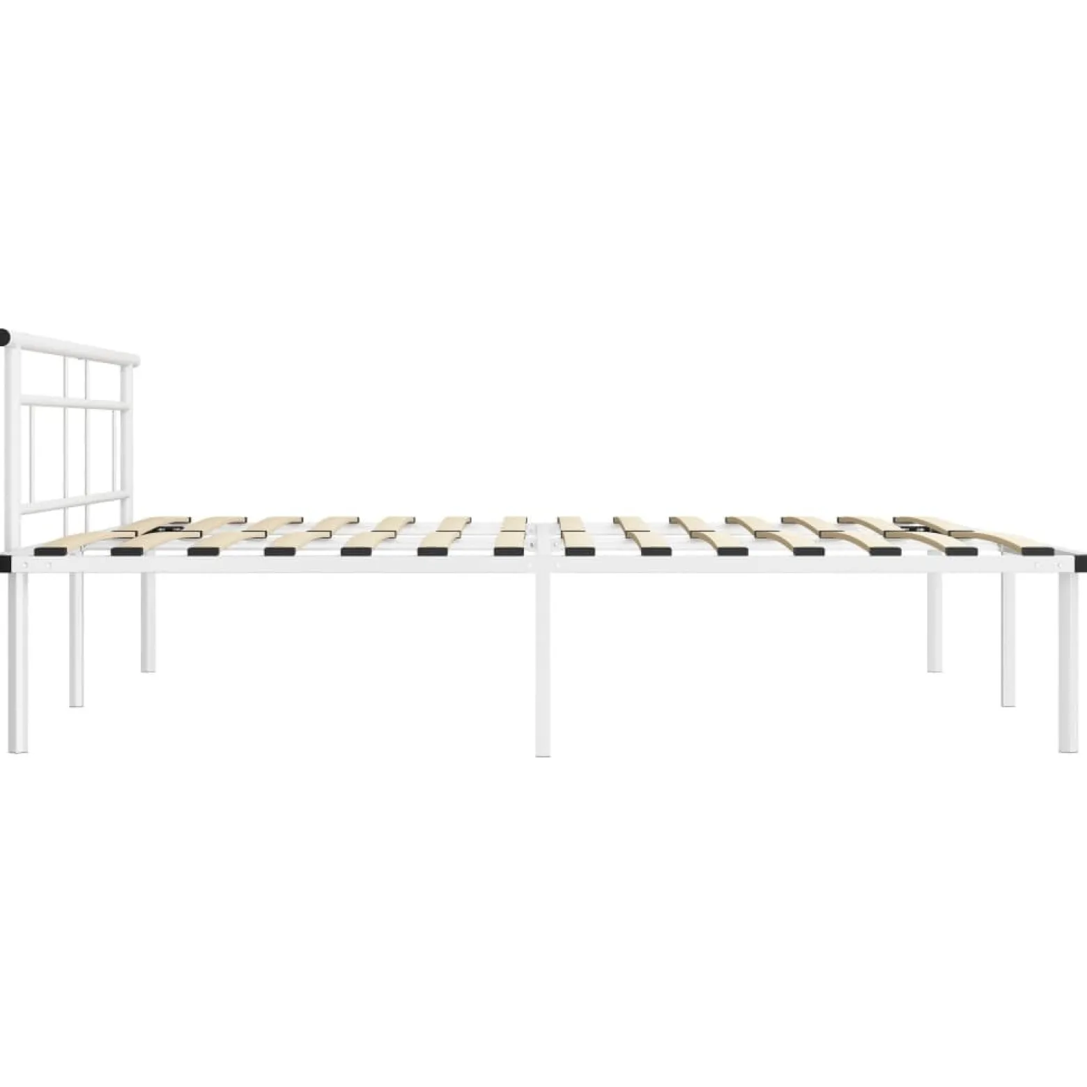 Rama łóżka Biały 180 x 200 cm Metal vidaXL