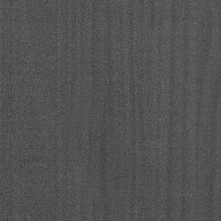 Rama łóżka szara lite drewno sosnowe 200 x 200 cm