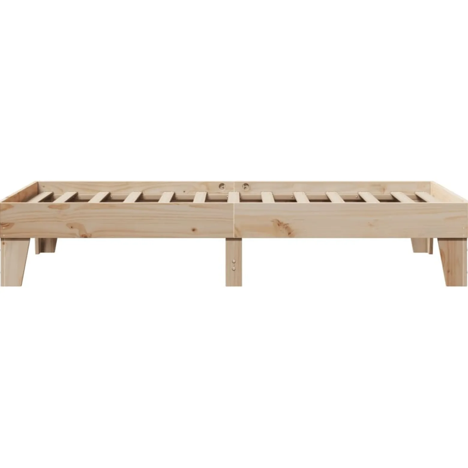 Rama łóżka bez materaca 90x190 cm lite drewno sosnowe